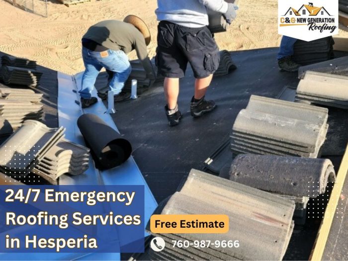 Emergency roofing estimate services