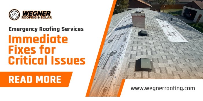 Emergency roofing estimate services