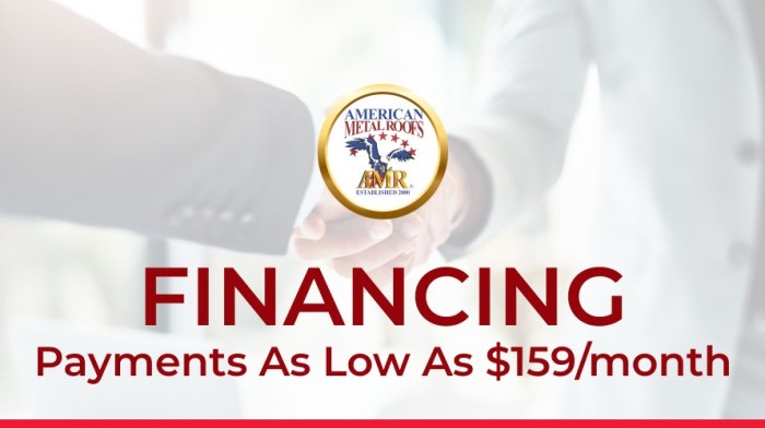 Premium Metal Roofing Financing